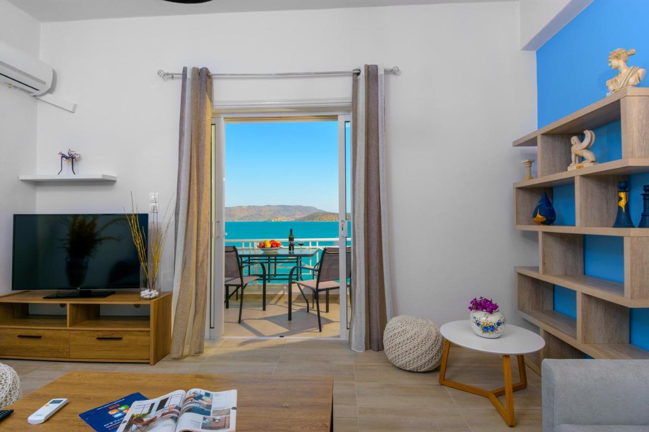 Margarita'S Seafront Luxury Apartment Elounda Zewnętrze zdjęcie