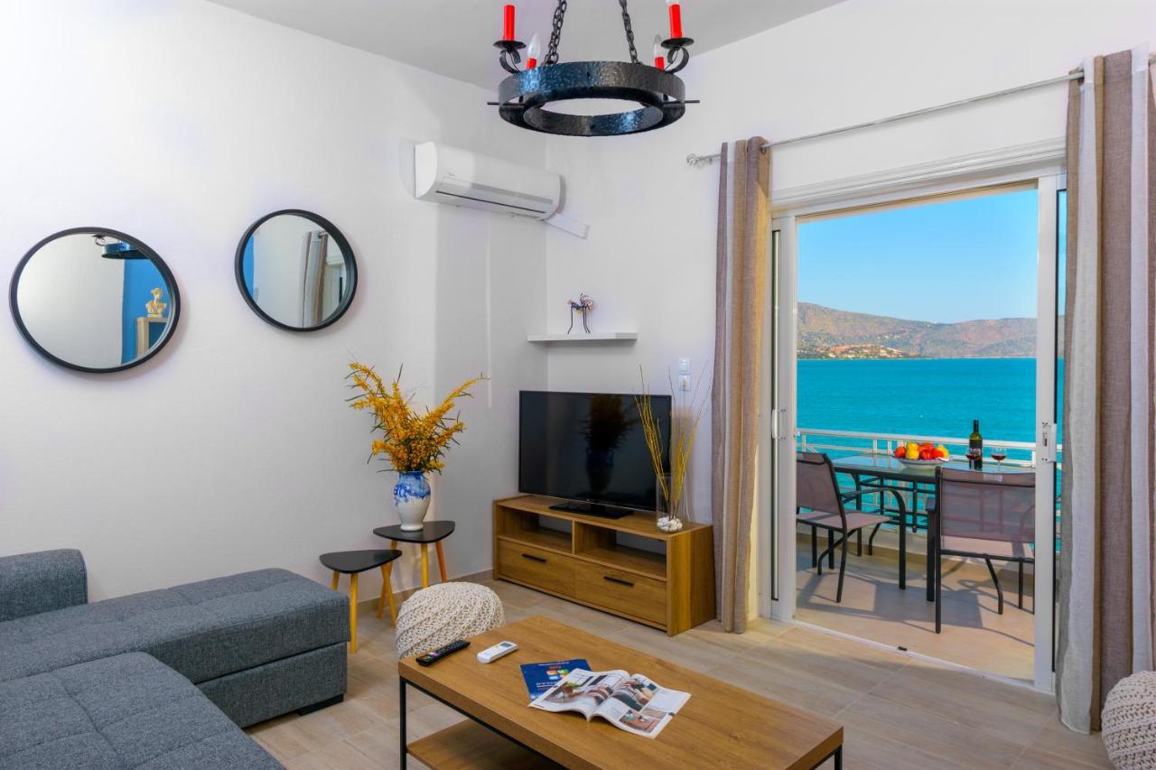 Margarita'S Seafront Luxury Apartment Elounda Zewnętrze zdjęcie