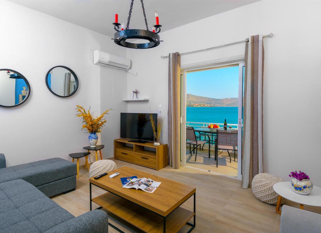 Margarita'S Seafront Luxury Apartment Elounda Zewnętrze zdjęcie